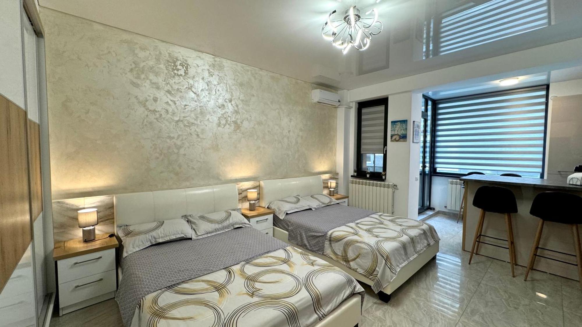 Seaview Deluxe Double Studio - Beachfront Resort Năvodari Eksteriør billede